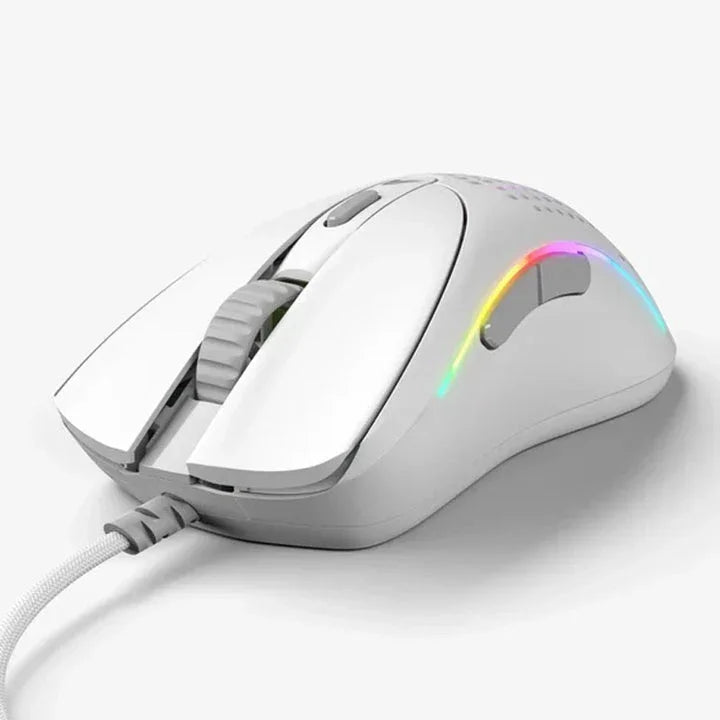 Glorious Model DV2 Wired RGB Gaming Mouse - Matte White - Tashqila Glorious Model DV2 Wired RGB Gaming Mouse - Matte White - Tashqila